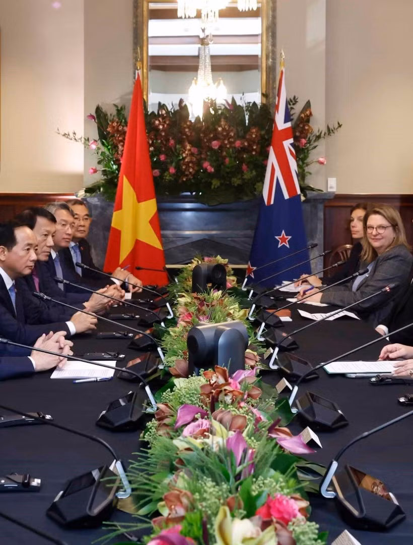 Tổng Bí thư, Chủ tịch nước Tô Lâm hội kiến với Toàn quyền New Zealand Dame Cindy Kiro. (Ảnh: Thống Nhất/TTXVN)