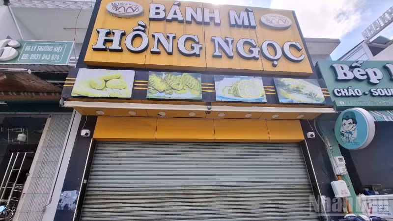 Tiệm bánh mì Hồng Ngọc 37 tạm thời đóng cửa.