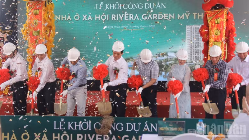 Lễ khởi công dự án.