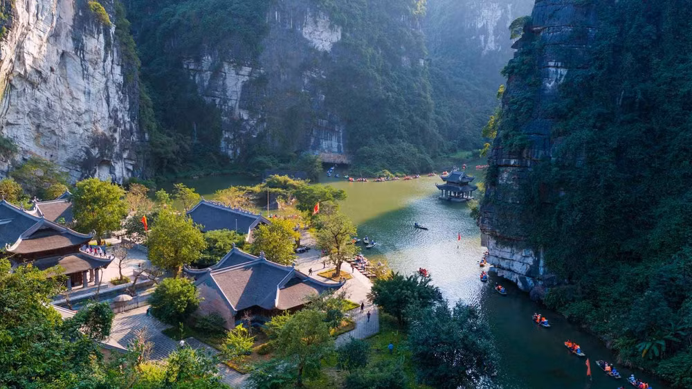 Một vùng danh thắng.