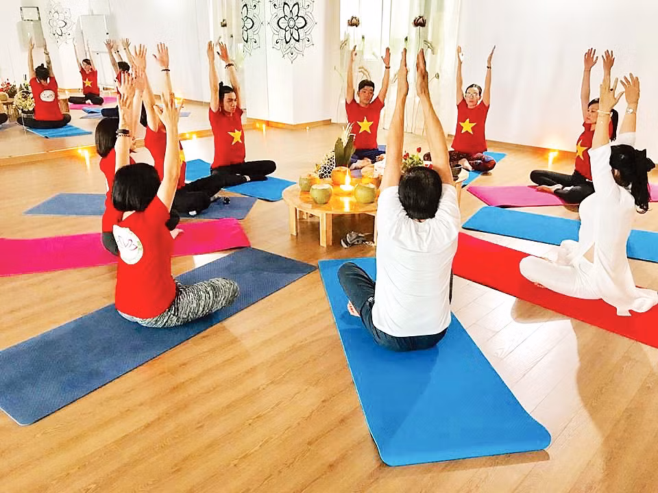 Yoga còn giúp cộng đồng kết nối mạnh mẽ hơn. Nguồn: Liên đoàn Yoga Việt Nam