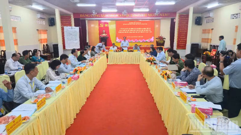 Quang cảnh buổi kiểm tra, giám sát.