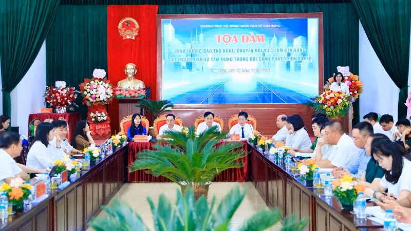 Quang cảnh cuộc tọa đàm. (Ảnh: Quang Thái)