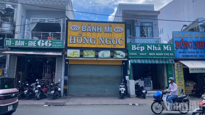 Cơ sở bánh mì Hồng Ngọc 37 tạm thời đóng cửa.