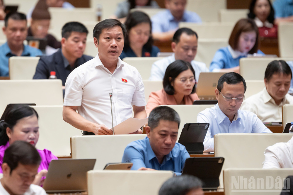 Đại biểu Quốc hội Nguyễn Kh&aacute;nh Vũ. (Ảnh: DUY LINH)
