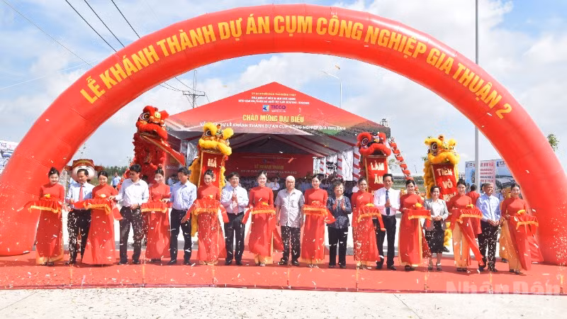 Đồng Tháp khánh thành Cụm công nghiệp Gia Thuận 2