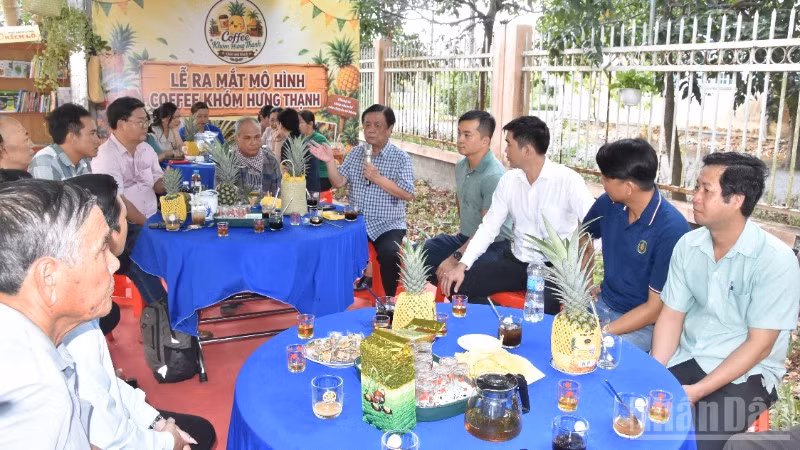 Một buổi cà-phê khóm ở xã Hưng Thạnh (tỉnh Đồng Tháp).