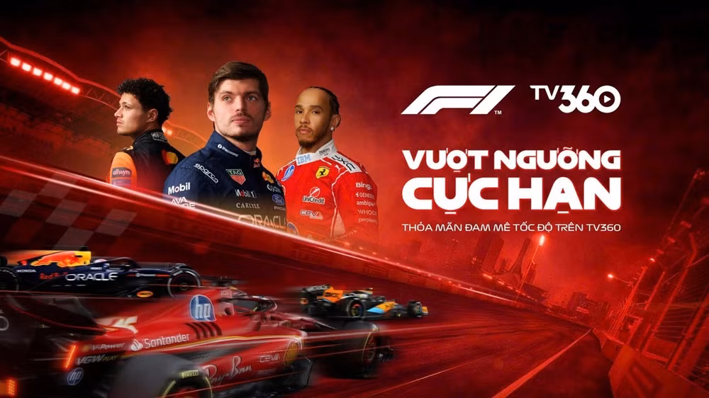 Từ mùa giải 2026, TV360 sẽ phát sóng đầy đủ toàn bộ hệ thống nội dung của F1, bao gồm các phiên chạy thử (Practice), phân hạng (Qualifying), Sprint và toàn bộ các chặng đua chính thức (Grand Prix).