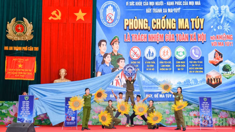 Một tiết mục đặc sắc tại hội thi.