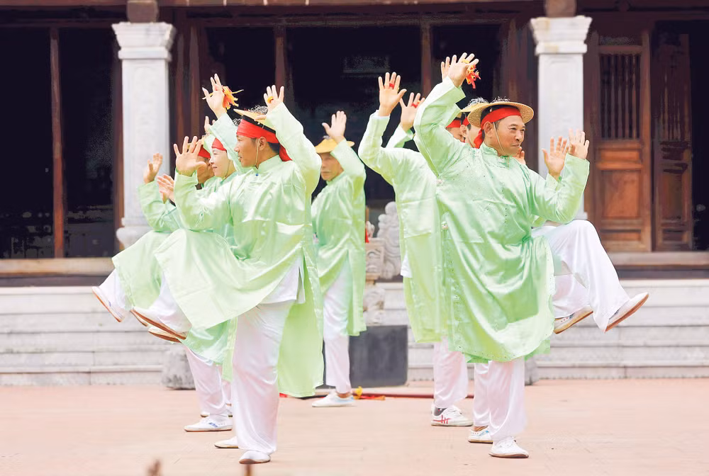 Trò diễn Xuân Phả (Thanh Hóa) là di sản văn hóa phi vật thể quốc gia đang được quảng bá rộng rãi. Ảnh: Khiếu Minh