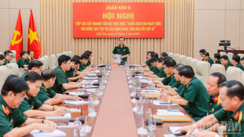 Quân khu 9 được giao chỉ tiêu tìm kiếm, quy tập 1.450 hài cốt liệt sĩ.