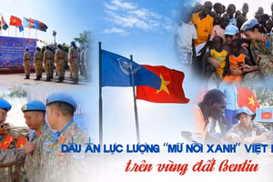 Dấu ấn lực lượng “mũ nồi xanh” Việt Nam trên vùng đất Bentiu