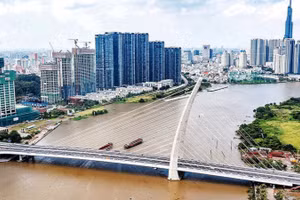 Một góc Thành phố Hồ Chí Minh. (Ảnh: THÀNH ÐẠT)