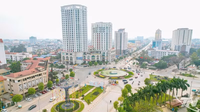 Trung tâm chính trị, hành chính tỉnh Thái Nguyên hiện nay.