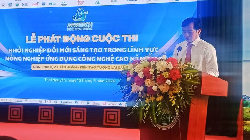 Phó trưởng Ban Quản lý Khu Nông nghiệp Công nghệ cao Thành phố Hồ Chí Minh Nguyễn Thanh Hiền phát động cuộc thi
