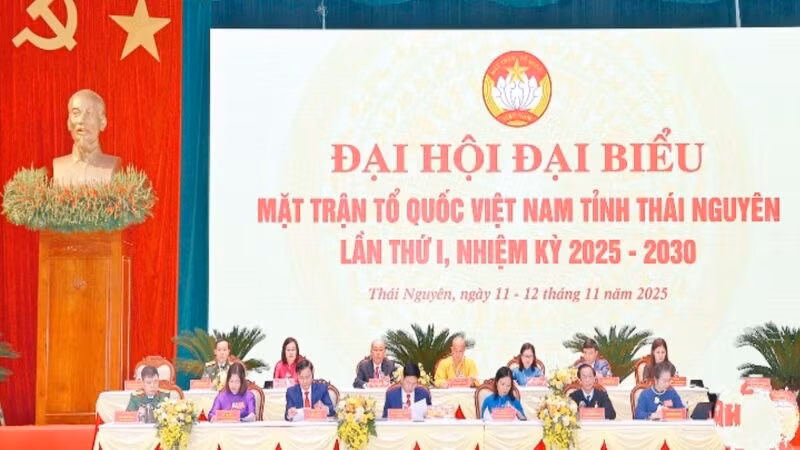 Đại hội đại biểu Mặt trận Tổ quốc tỉnh Thái Nguyên lần I được tổ chức với tinh thần "Đoàn kết-Dân chủ-Đổi mới-Sáng tạo- Phát triển".