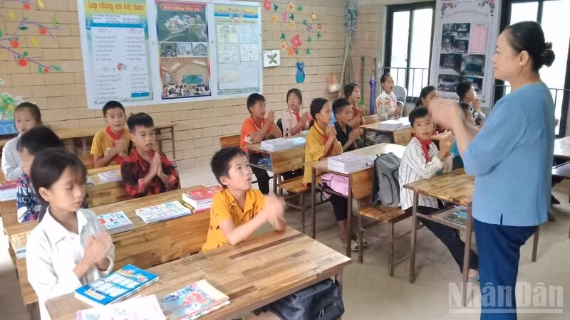 Năm học mới đến rất gần, nhưng so với nhu cầu, tỉnh Thái Nguyên còn thiếu giáo viên và nhân viên với số lượng lớn. (Ảnh: THẾ BÌNH)