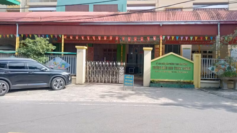 Trường mầm non Trương Vương, phường Phan Đình Phùng, tỉnh Thái Nguyên thuộc diện sắp xếp, sáp nhập.