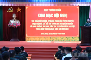 Quang cảnh lễ khai mạc hội nghị.