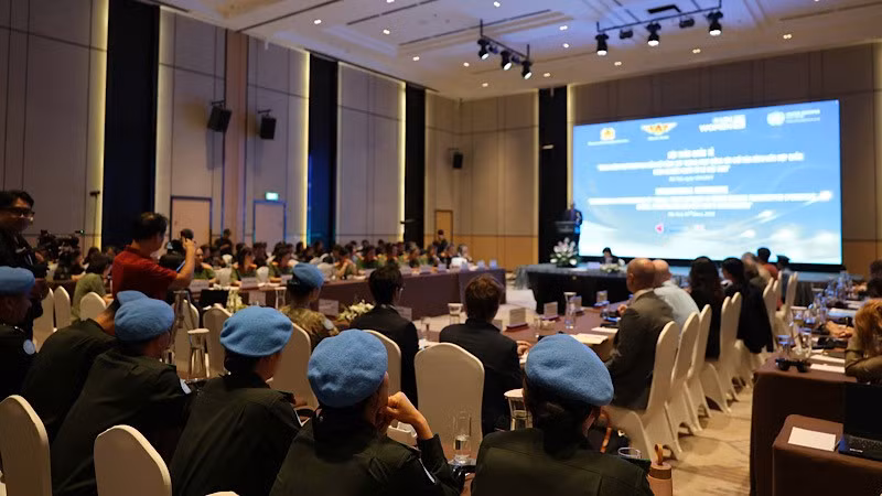 Toàn cảnh Diễn đàn quốc tế "Tăng cường sự tham gia của nữ sĩ quan cảnh sát trong hoạt động gìn giữ hòa bình Liên hợp quốc".