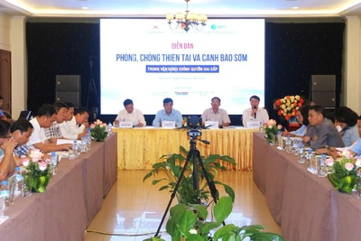Diễn đàn “Phòng, chống thiên tai và Cảnh báo sớm trong vận hành chính quyền 2 cấp”, nhằm chia sẻ kinh nghiệm, đề xuất giải pháp, thúc đẩy phối hợp đa ngành bảo đảm an toàn trước thiên tai diễn ra ngày 12/8 tại Ninh Bình.