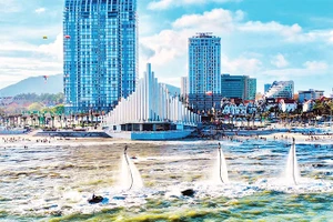 Trình diễn flyboard tại chương trình Khai hội Văn hóa-Du lịch Thành phố Hồ Chí Minh diễn ra cuối tháng 2/2026.