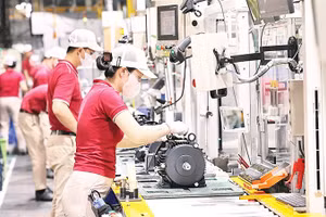 Sản xuất tại một doanh nghiệp ở Khu công nghiệp Amata, tỉnh Đồng Nai.