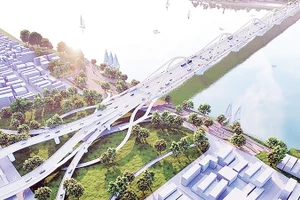 Phối cảnh thiết kế cầu Trần Hưng Đạo.