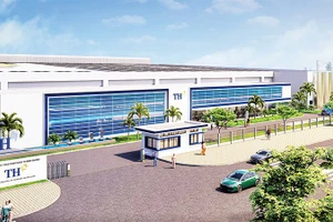 Phối cảnh Nhà máy chế biến thực phẩm sạch TH Bình Dương có tổng mức đầu tư hơn 6.000 tỷ đồng tại Khu công nghiệp Sóng Thần 3, Thành phố Hồ Chí Minh.