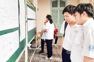 Học sinh Thành phố Hồ Chí Minh tham gia Kỳ thi tốt nghiệp THPT năm học 2024-2025.