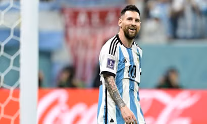 Messi bước tiếp vào trận chung kết World Cup 2022. (Ảnh: Getty)