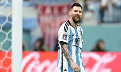 Messi bước tiếp vào trận chung kết World Cup 2022. (Ảnh: Getty)