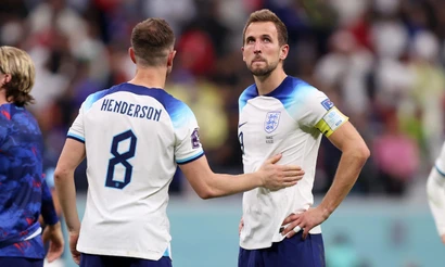 Nỗi buồn của các cầu thủ Anh sau khi bị loại. (Ảnh: TheTimes)