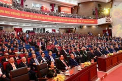 Các đại biểu dự Đại hội đại biểu Đảng bộ Thành phố Hồ Chí Minh lần thứ I, nhiệm kỳ 2025-2030 (Ảnh: BAN TỔ CHỨC)