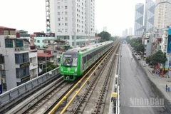 Đoàn tàu tuyến Cát Linh-Hà Đông.