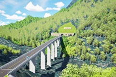 Công trình hầm Hoàng Liên, ở độ cao lớn nhất Việt Nam, một trong những hầm xuyên núi hiện đại nhất vùng Tây Bắc.