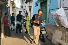 Hiện trường nơi xảy ra vụ cháy.