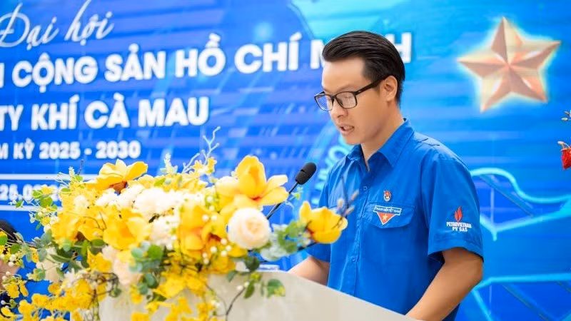 Anh Nguyễn Thanh Tân, Phó Bí thư Đoàn thanh niên Công ty Khí Cà Mau-một trong bảy thanh niên xuất sắc của PV GAS trúng tuyển Chương trình PV-Youth 2025.