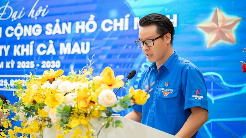 Anh Nguyễn Thanh Tân, Phó Bí thư Đoàn thanh niên Công ty Khí Cà Mau-một trong bảy thanh niên xuất sắc của PV GAS trúng tuyển Chương trình PV-Youth 2025.