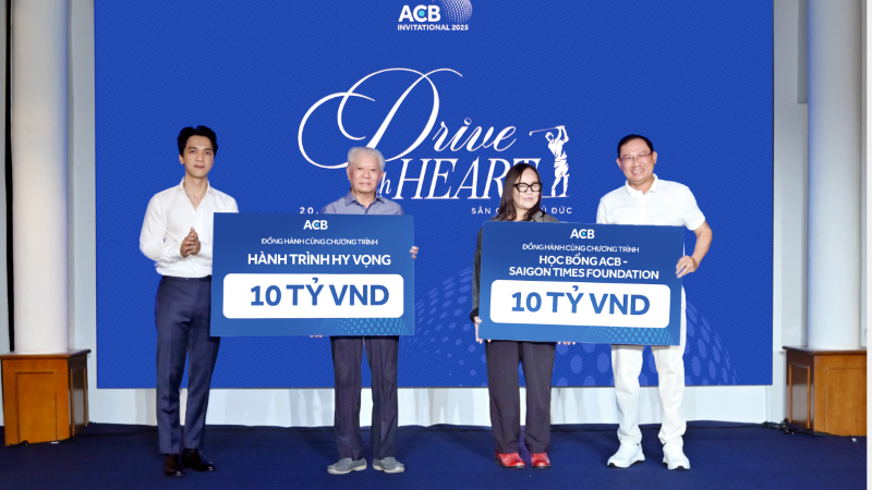 Hơn 130 Khách mời tham dự giải golf thiện nguyện ACB Invitational 2025 – Drive with Heart.