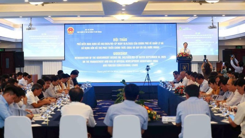 Toàn cảnh Hội thảo phổ biến Nghị định 242/2025/NĐ-CP tại Thành phố Hồ Chí Minh.