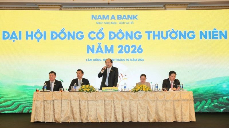 Ban chủ tọa Đại hội đồng cổ đông thường niên năm 2026.