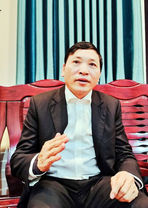 Ông Phạm Công Chất, Giám đốc công ty Doanh Sinh. (Ảnh: Lan Trần)