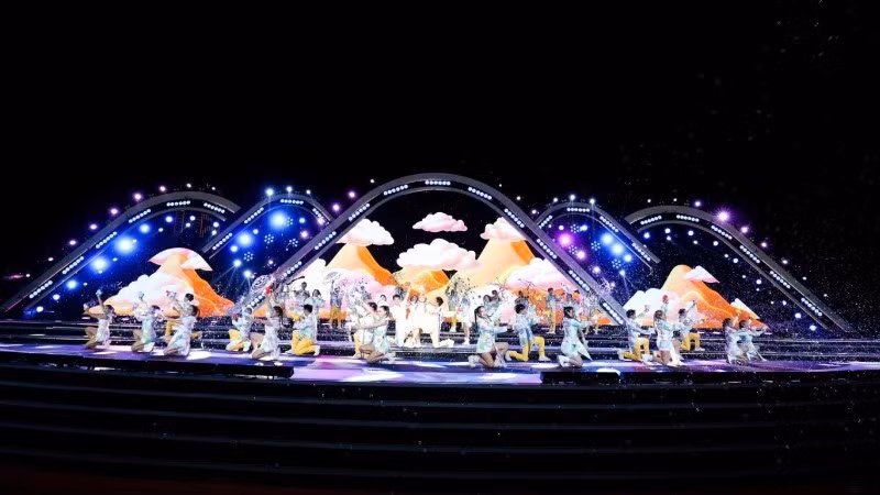 Sân khấu DIFF 2025 trong đêm thi thứ tư.