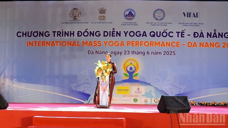 Phó Chủ tịch Ủy ban nhân dân thành phố Đà Nẵng Nguyễn Thị Anh Thi phát biểu. ndo_br_bb28ae2b-4a4b-48f5-9f55-14a7715f5d5d-7365.jpg