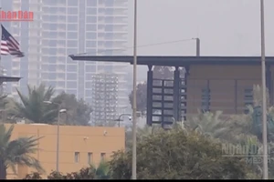 [Video] Đại sứ quán Mỹ tại Iraq tiếp tục bị không kích 