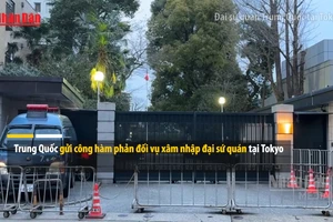 [Video] Trung Quốc phản đối Nhật Bản sau vụ đột nhập đại sứ quán tại Tokyo 