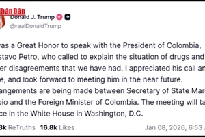 [Video] Điện đàm thượng đỉnh Mỹ - Colombia đạt kết quả tích cực 