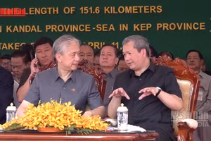 [Video] Campuchia khởi công giai đoạn II dự án kênh đào Funan Techo 