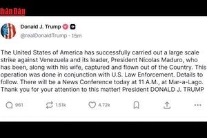 [Video] Mỹ tấn công Venezuela, tuyên bố bắt Tổng thống N. Maduro 